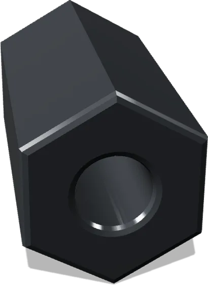 Coupling nuts, rendered