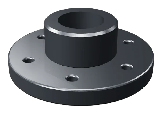 Flanges & bolt-circle plates, rendered