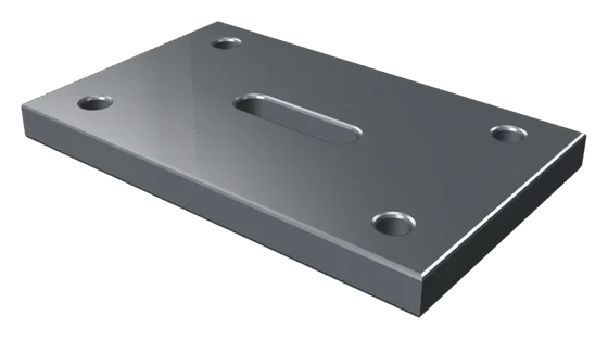Plates & brackets, rendered